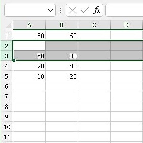 Insert rows in excel Step 4