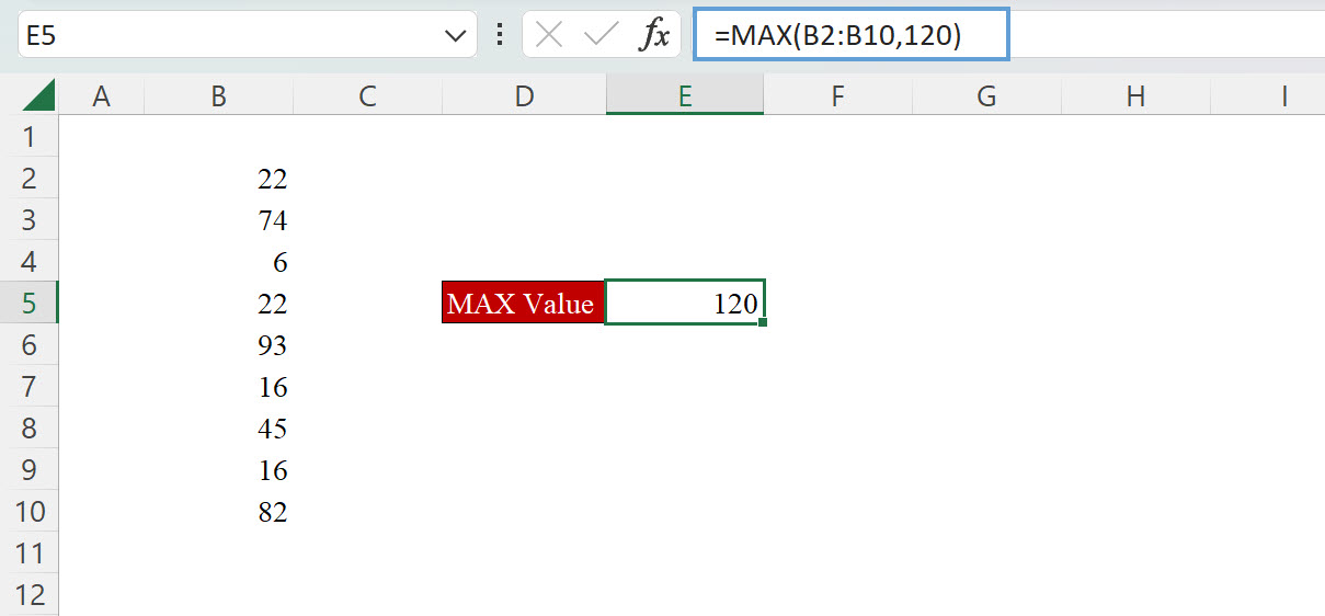 MAX Function 1